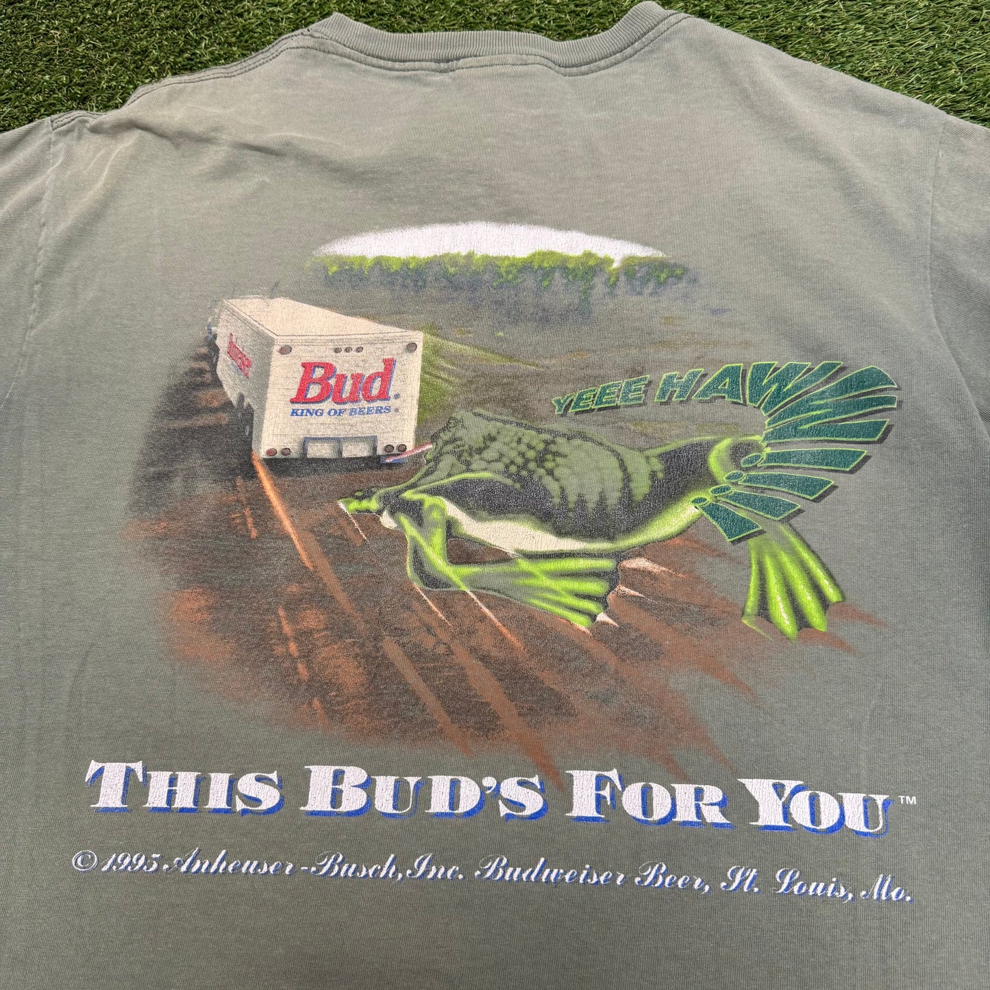 Budweiser Frogs T-Shirt 23x28.5 XL