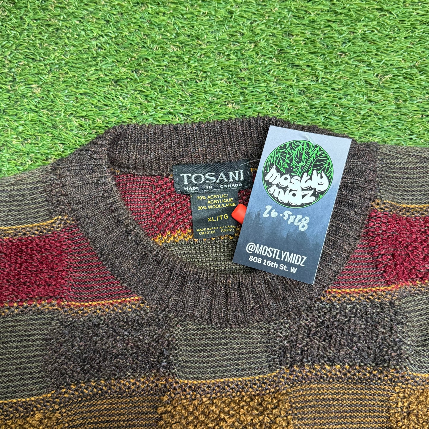 Vintage Tosani Knit Sweater XL