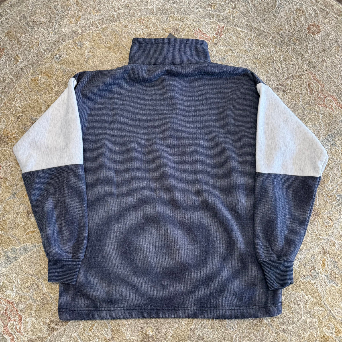 Vintage Save the Whales San Diego Colorblock Quarter-Zip Sweatshirt