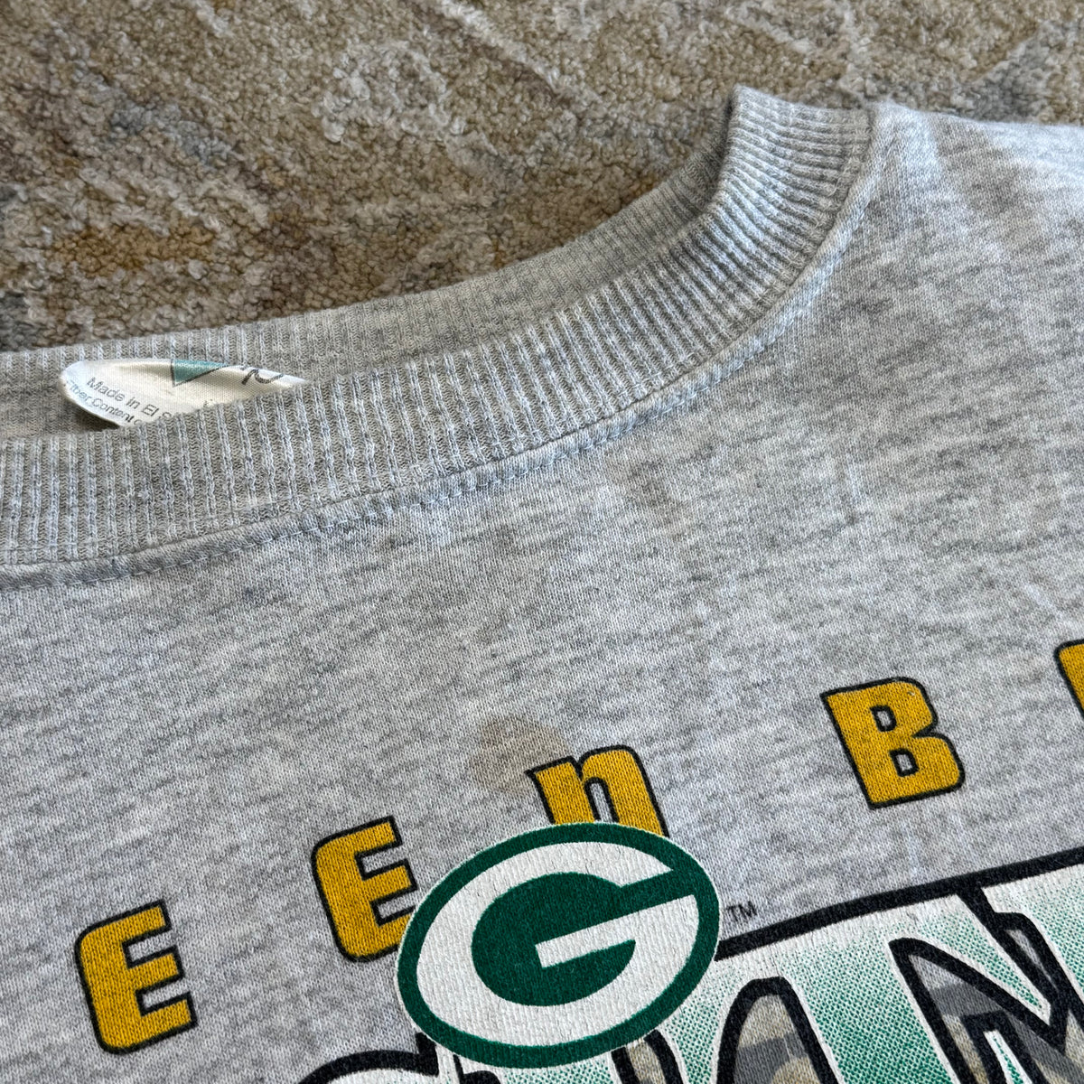 Vintage 1995 Green Bay Packers NFC Central Division Champions Crewneck