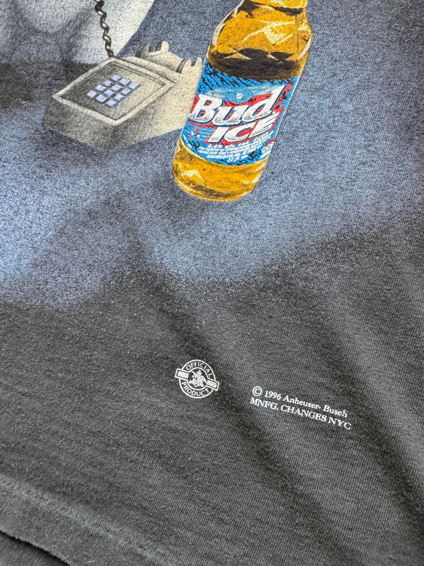 1996 Bud Ice T-Shirt 23.5x28.5 L