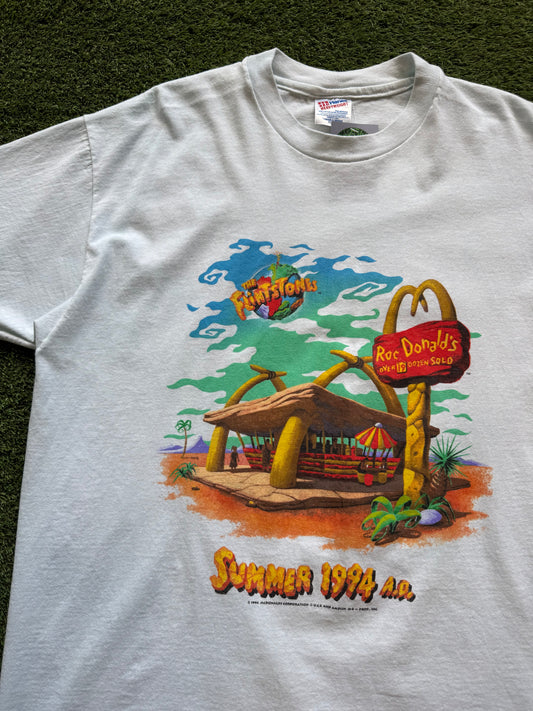 1996 Roc Donalds Flintstones T-Shirt XL