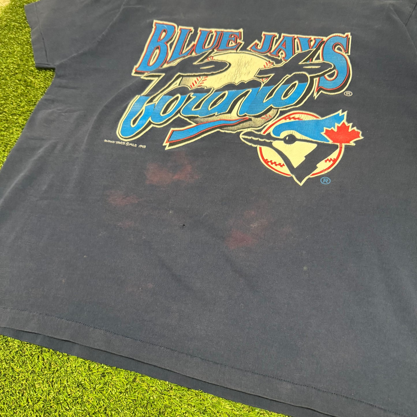 1993 Toronto Blue Jays T-Shirt 22.5x28 Large