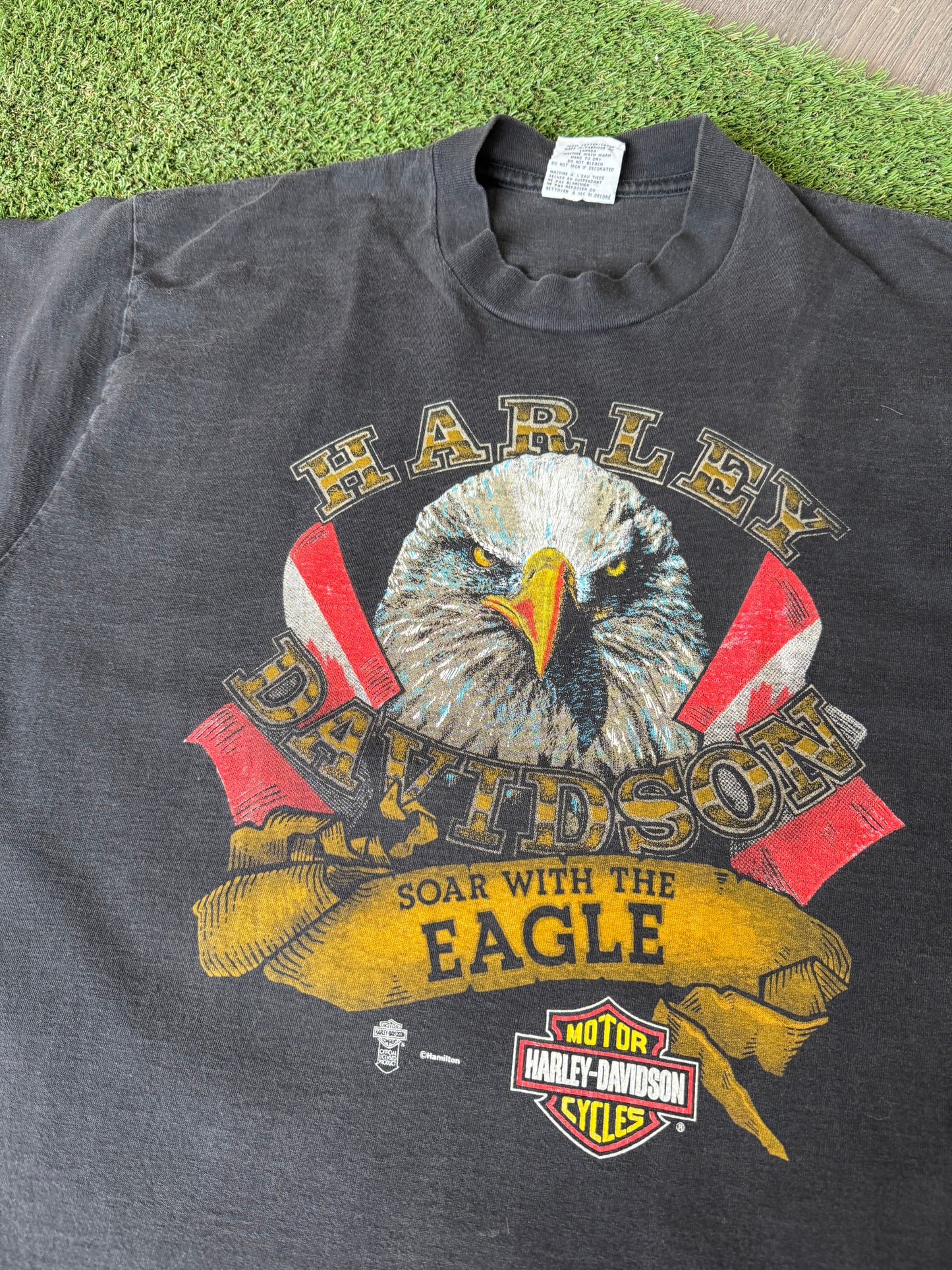 90’s Harley Davidson Eagle T-Shirt XL 23.5x29