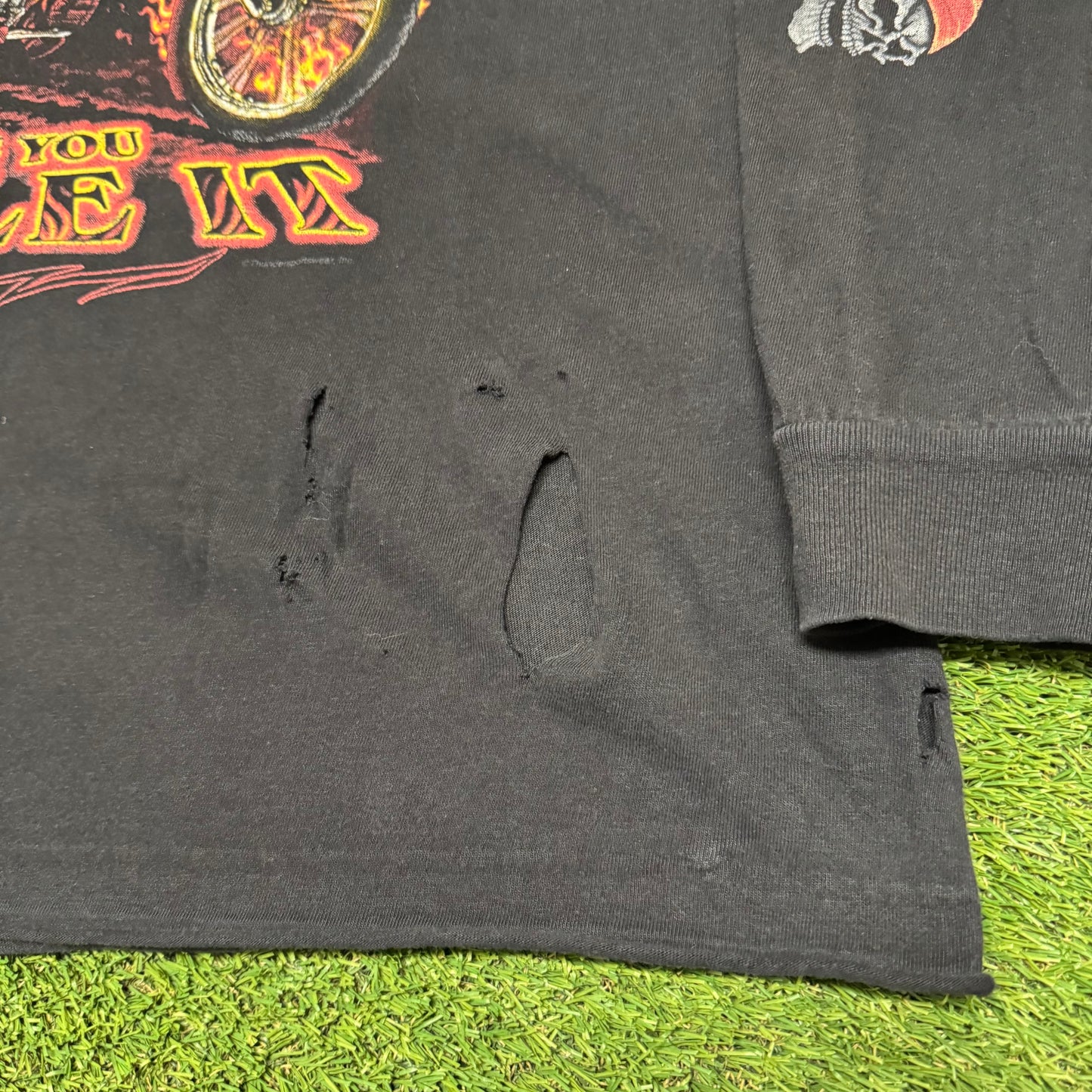 Biker Longsleeve Flames 22.5x28.5 L