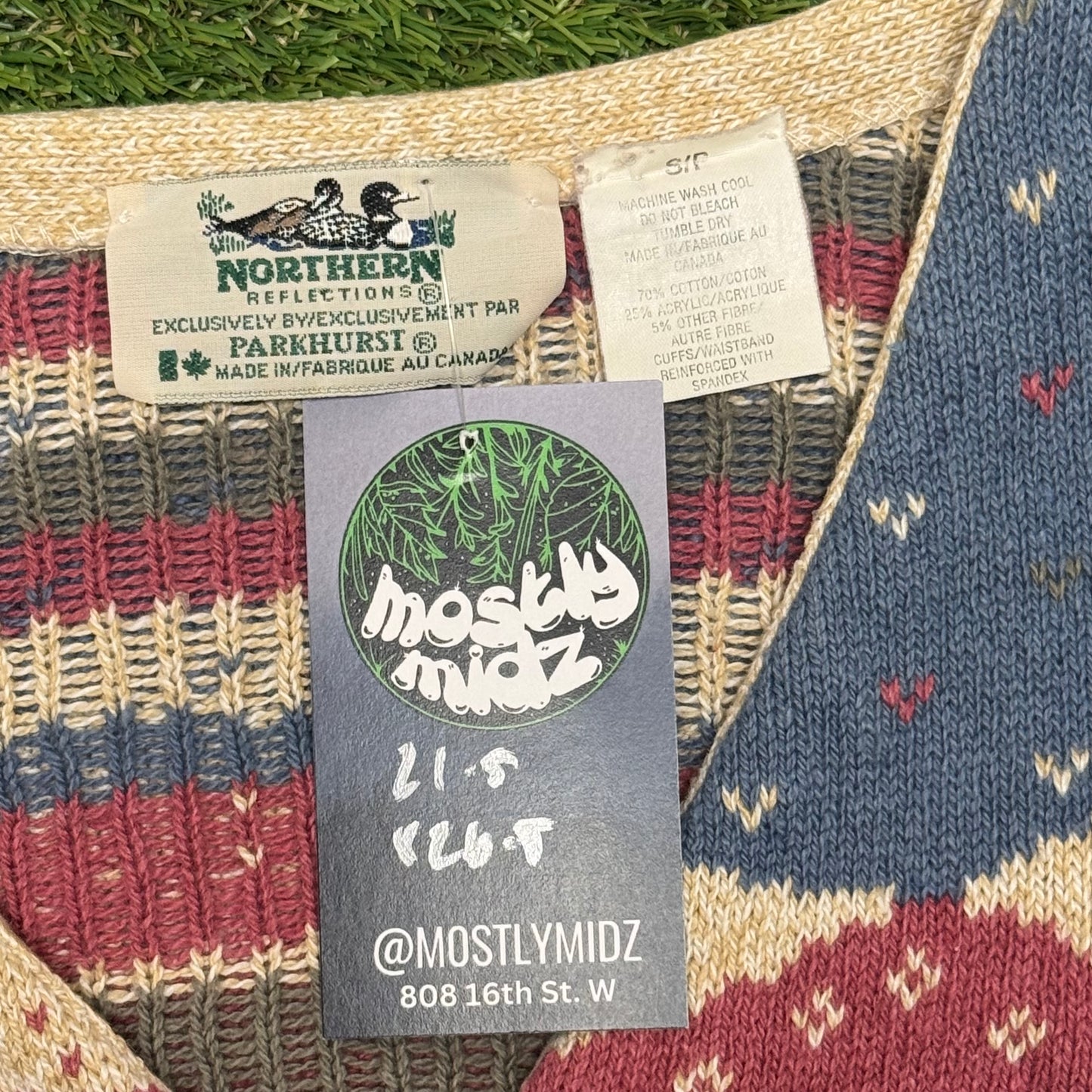 Northern Reflections Farmyard Cardigan 21.5x26.5 S