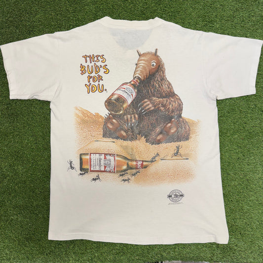 Budweiser Stanley Desantis T-Shirt L 24x28.5