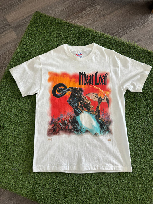 90’s Meatloaf T-Shirt 23x27.5 - Large