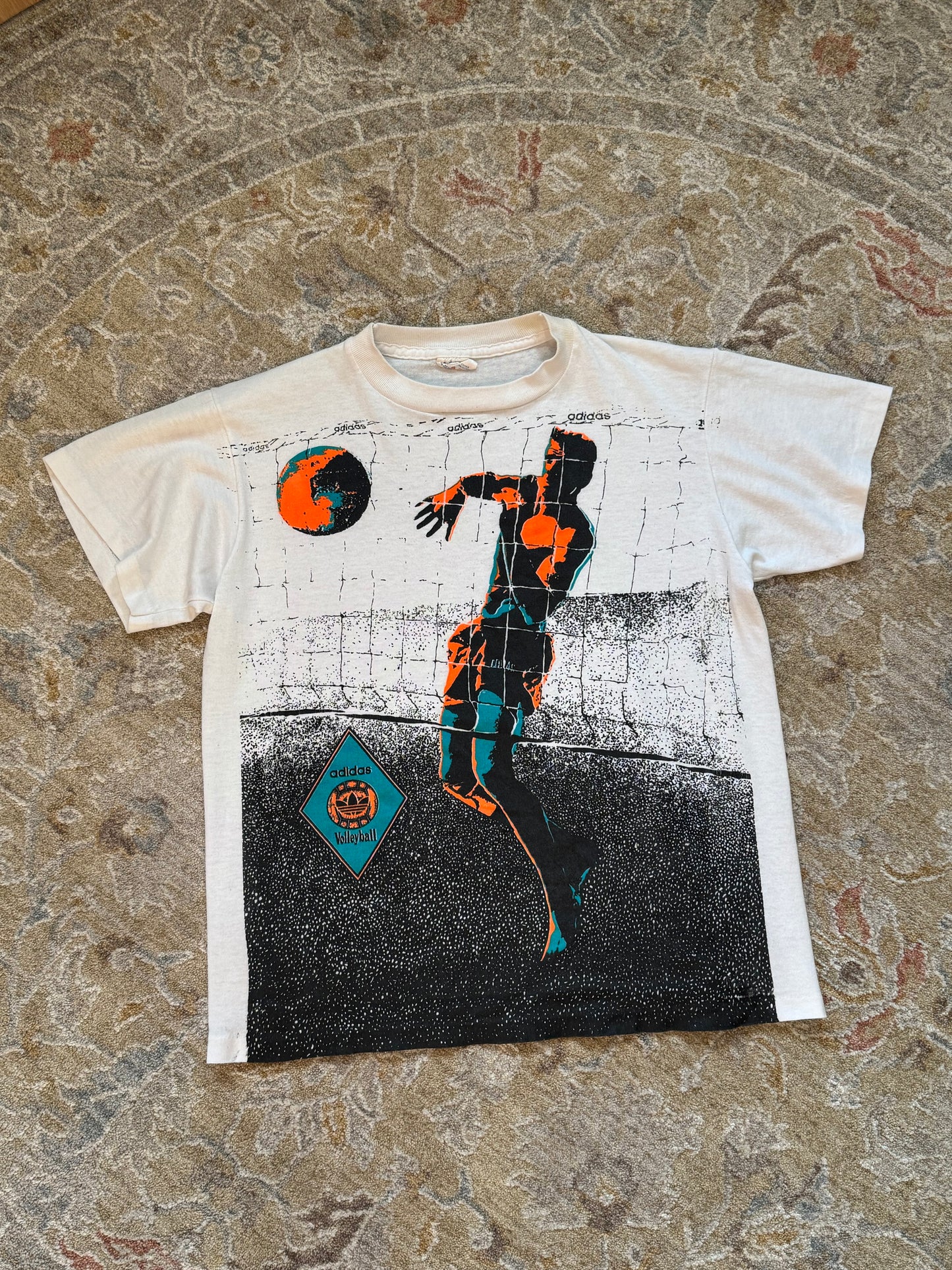 Vintage Adidas Volleyball T-Shirt XS