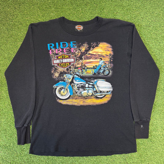 Vintage Harley Davidson Thermal 22x26.5