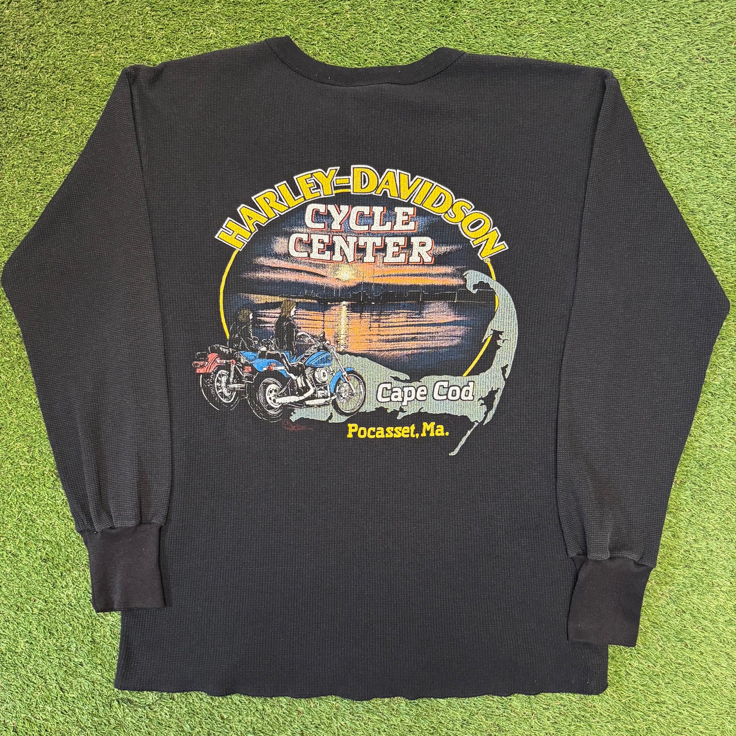 Vintage Harley Davidson Thermal 22x26.5