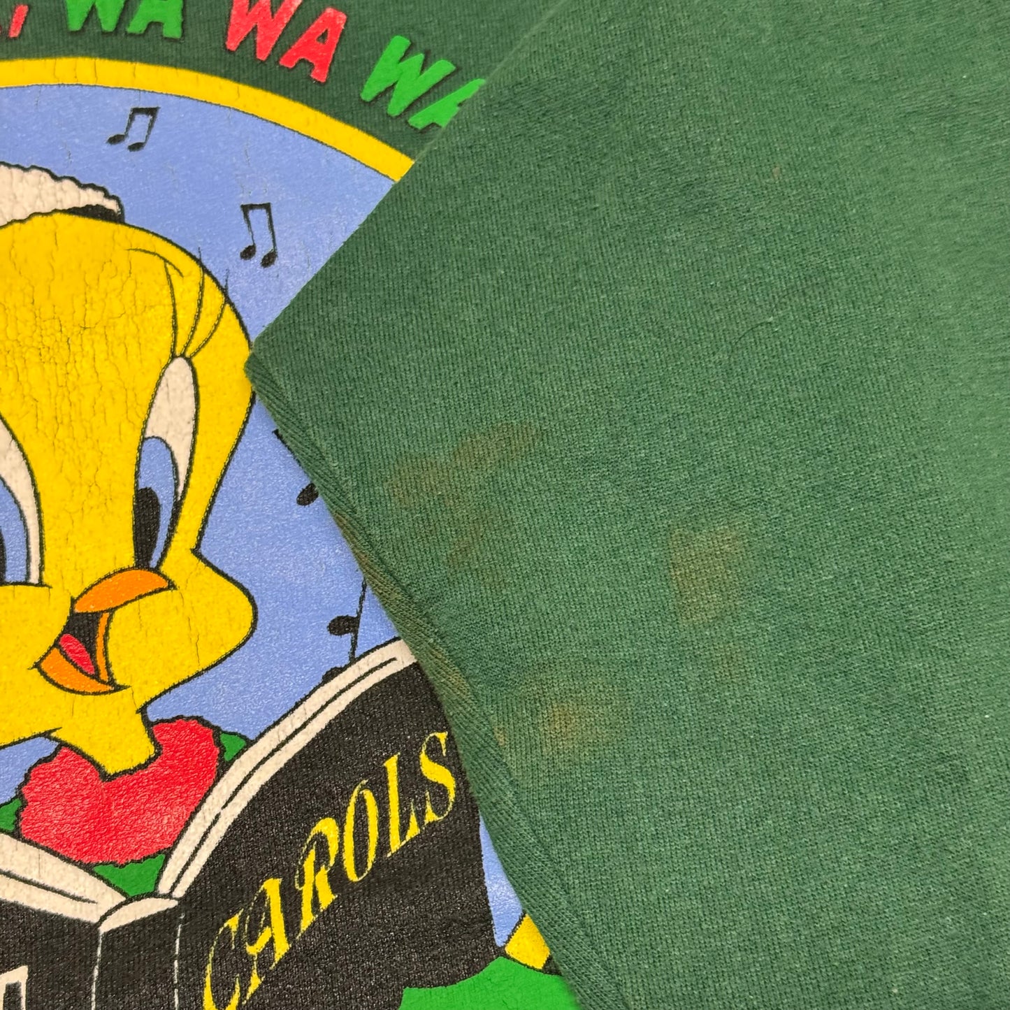 90’s Tweety Christmas Sweater Large