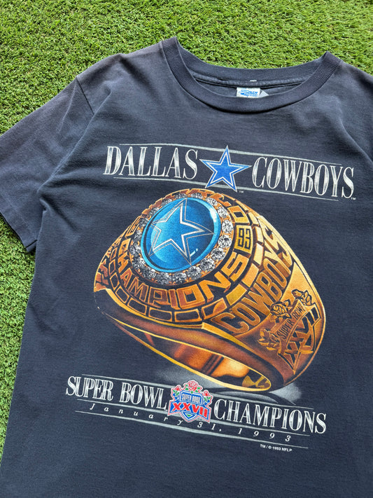 1993 Dallas Cowboys Ring T-Shirt L 22x27.5