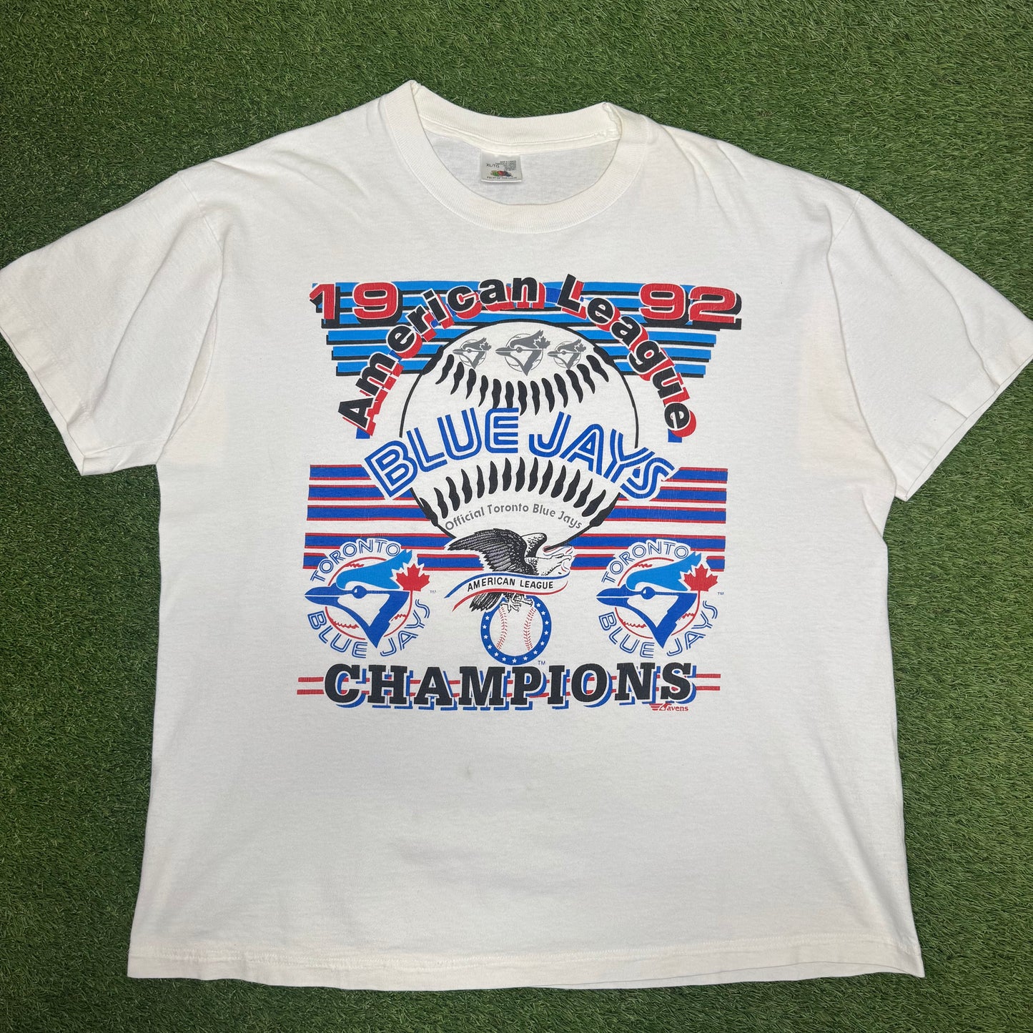 1992 Toronto Blue Jays T-Shirt XL 24x28.5