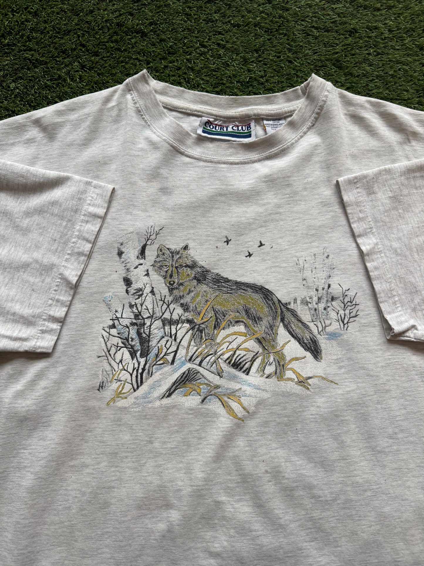 90’s Wolf Nature T-Shirt Large