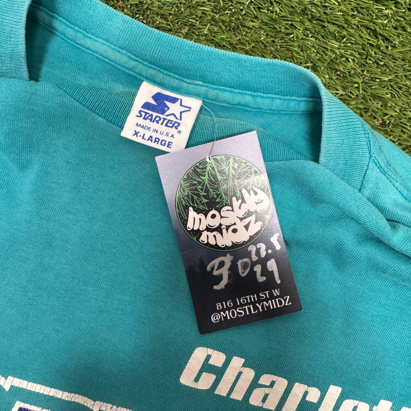 90’s Charolette Hornets T-Shirt XL 23.5x29