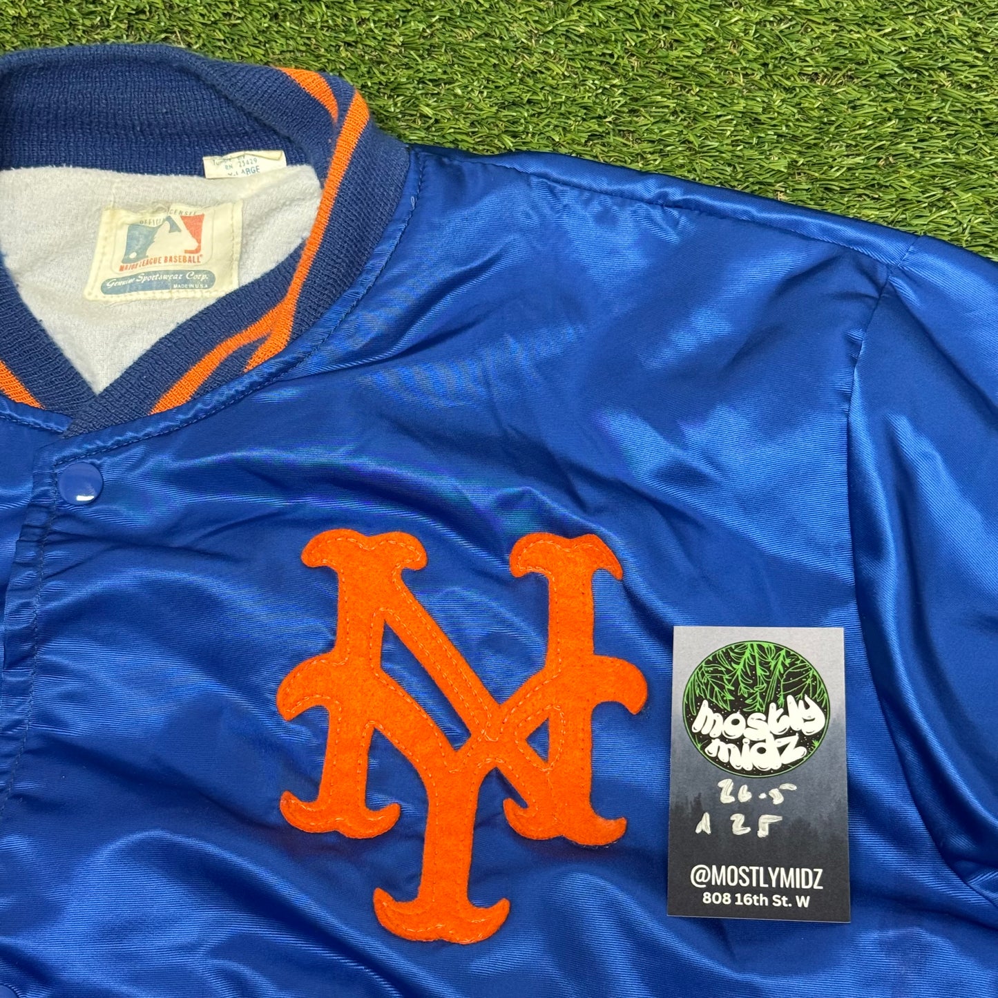 New York Mets Satin Jacket XL