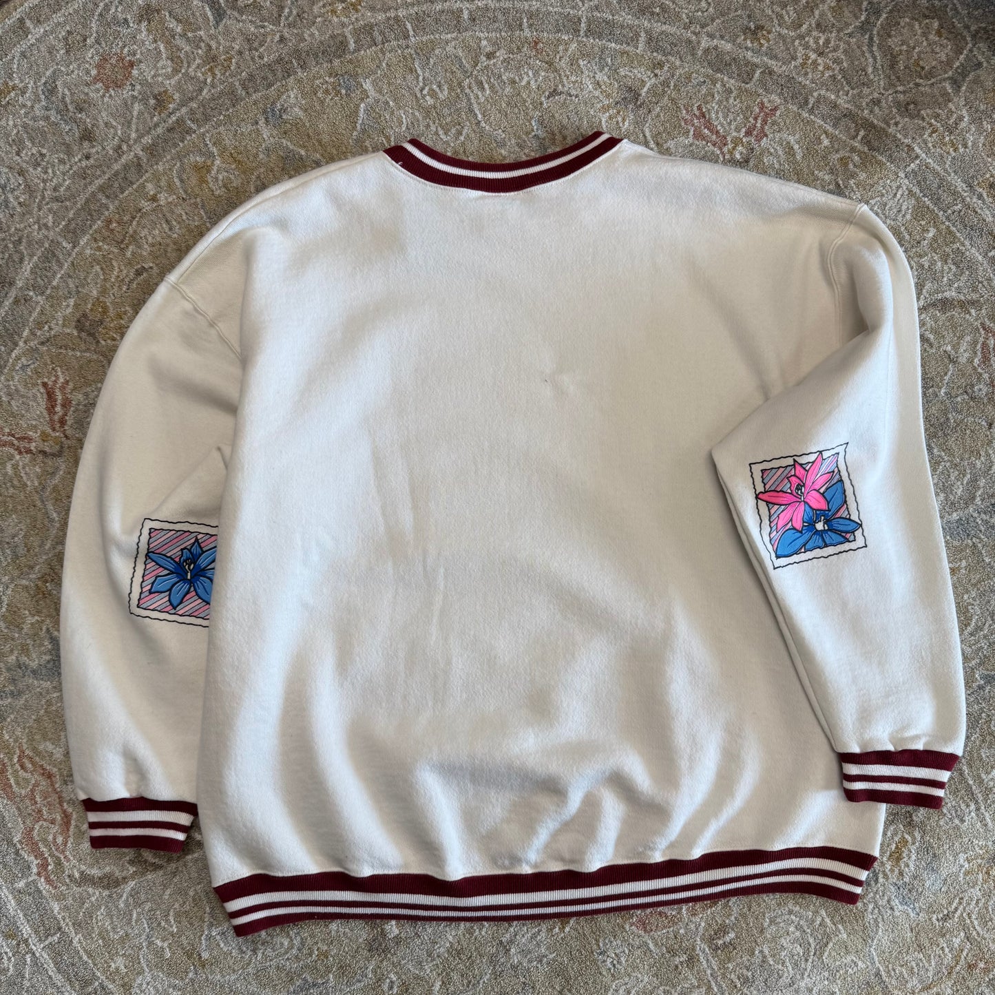 Vintage Arizona Flowers Patchwork Sweatshirt XXL