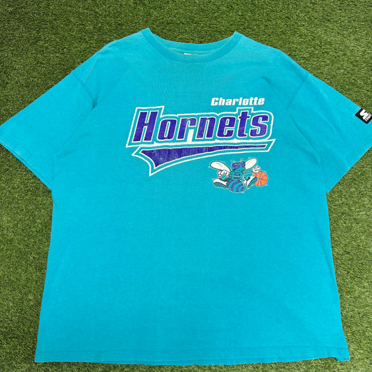 90’s Charolette Hornets T-Shirt XL 23.5x29