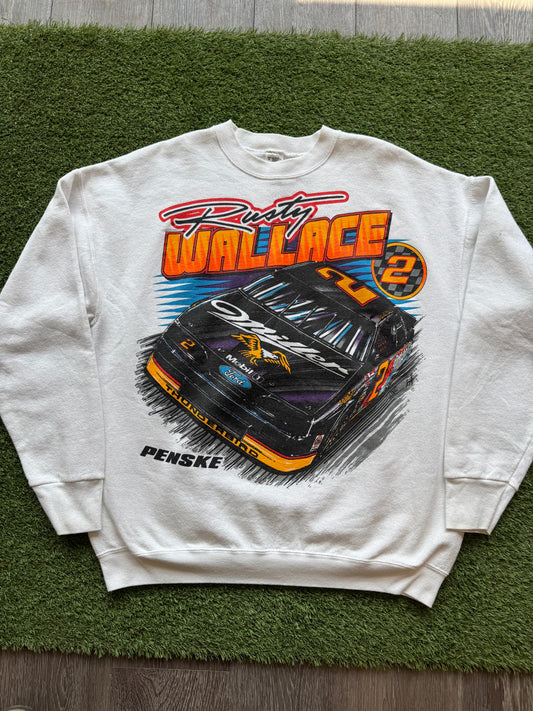 90’s Rusty Wallace NASCAR Sweatshirt XL