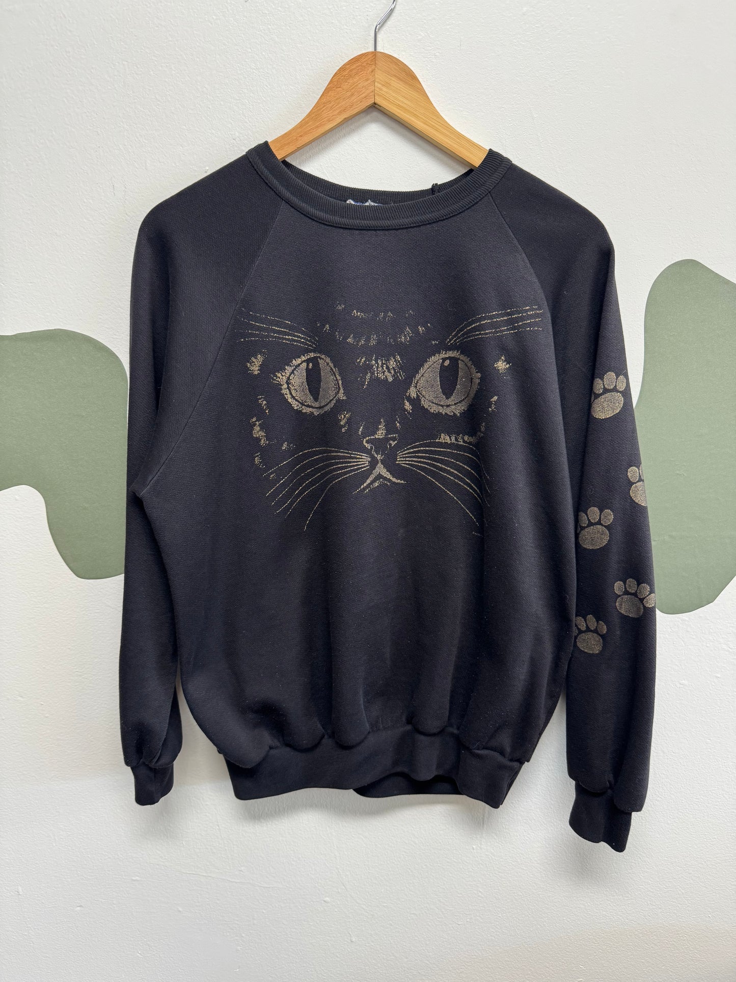 80’s Cat Sweater Sm/Med