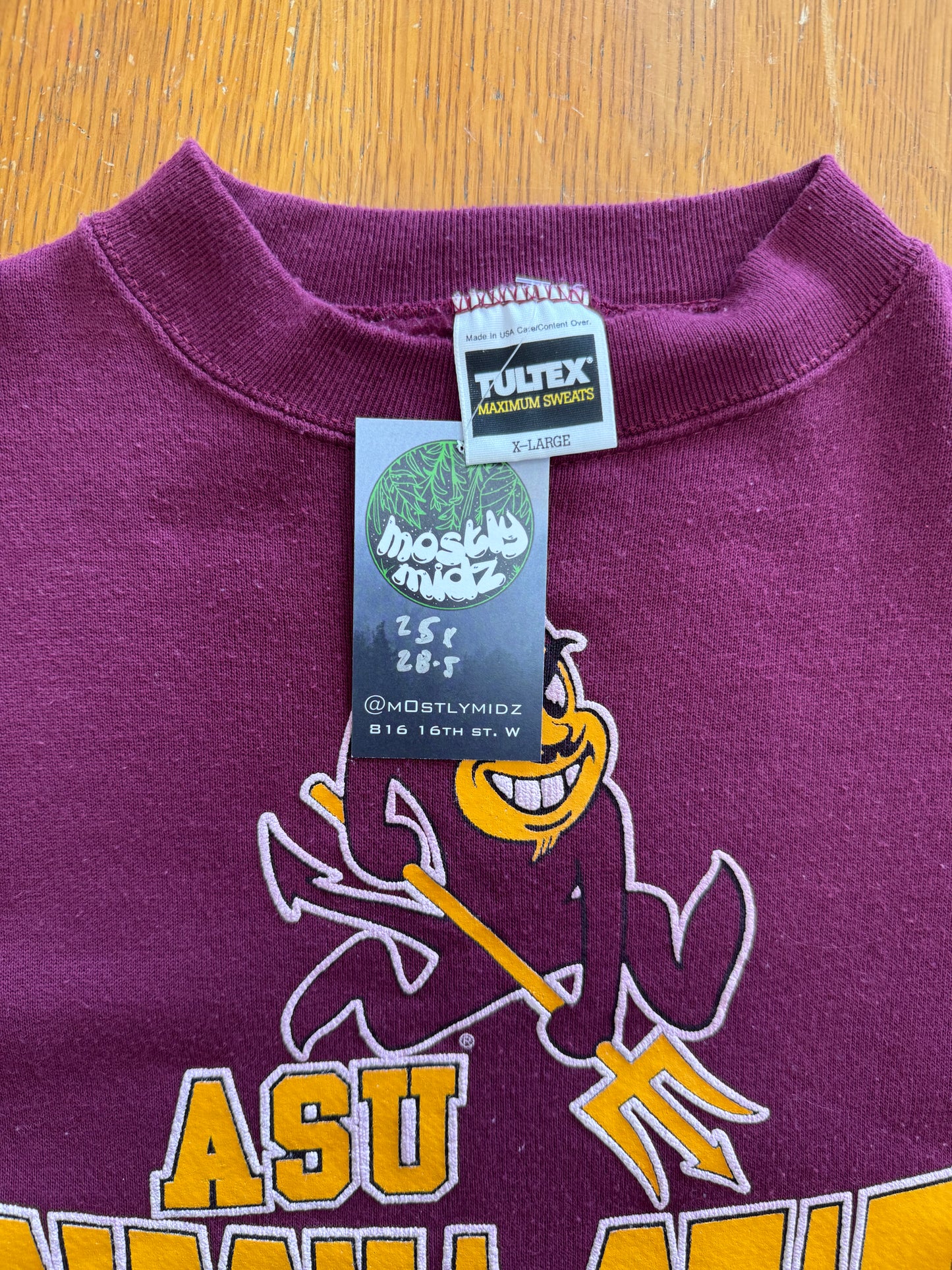 90’s ASU Sun Devils Sweater XL
