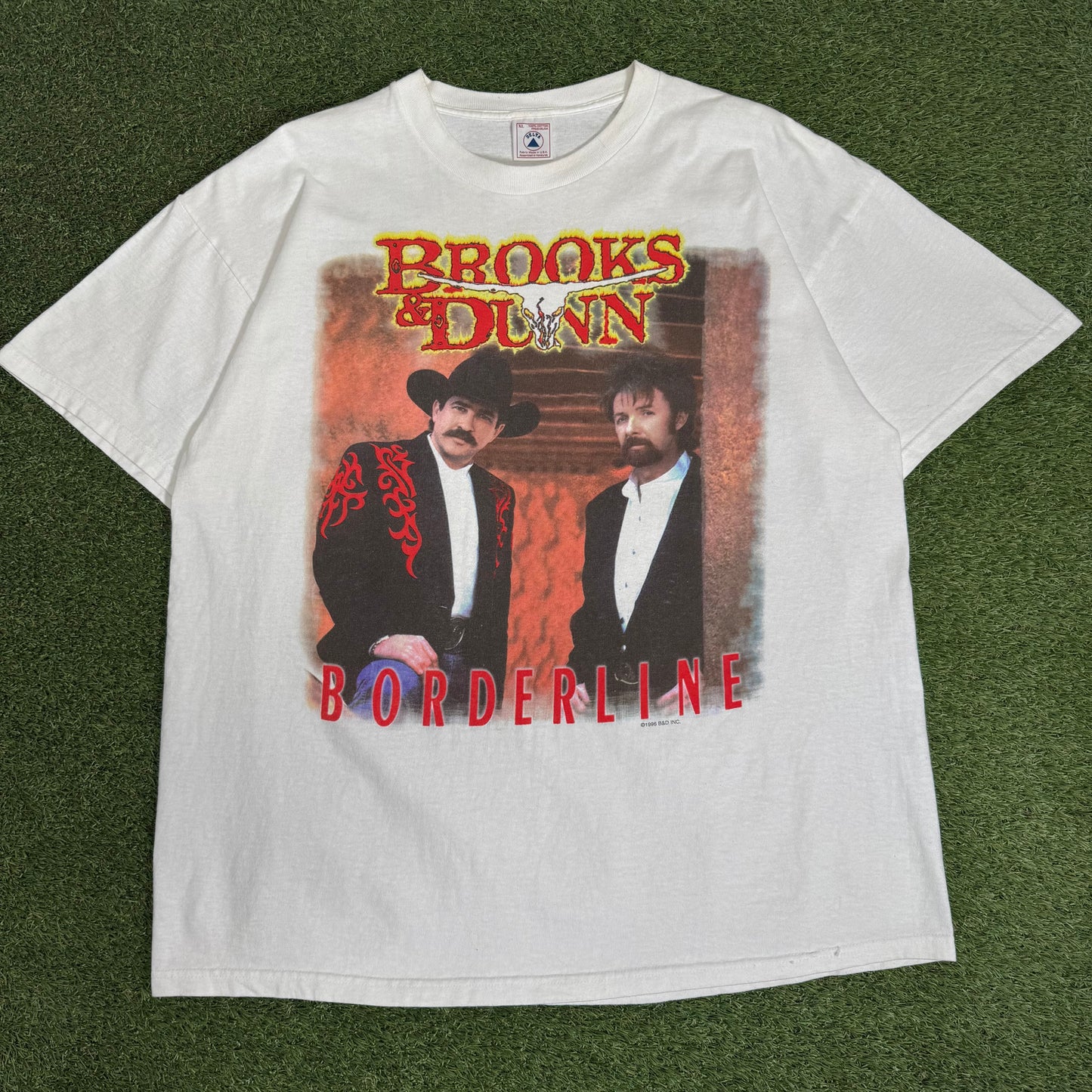 1996 Brooks & Dunn Borderline T-Shirt XL