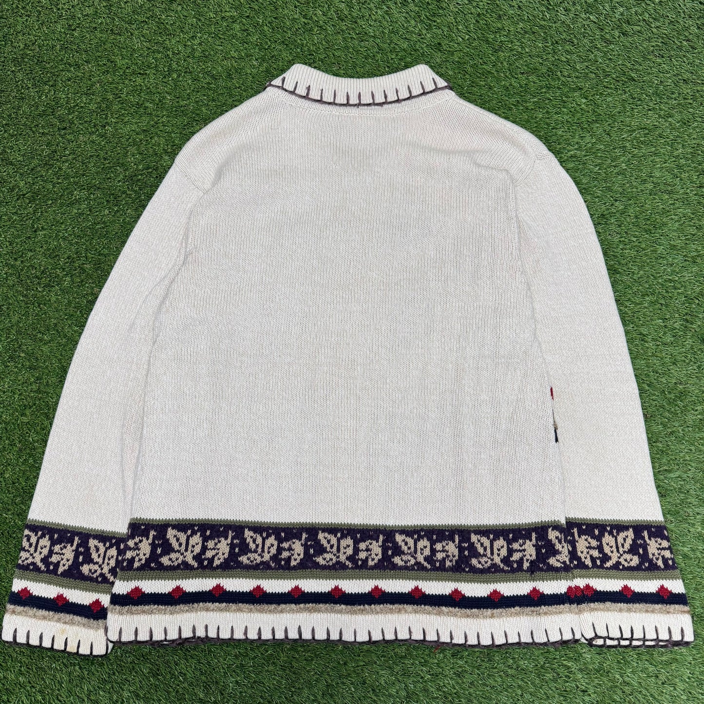 Fall Button Up Sweater Small