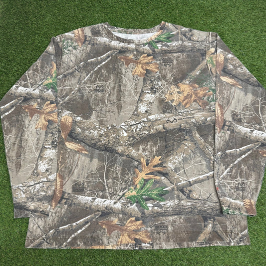 Berne Camo Long Sleeve Large