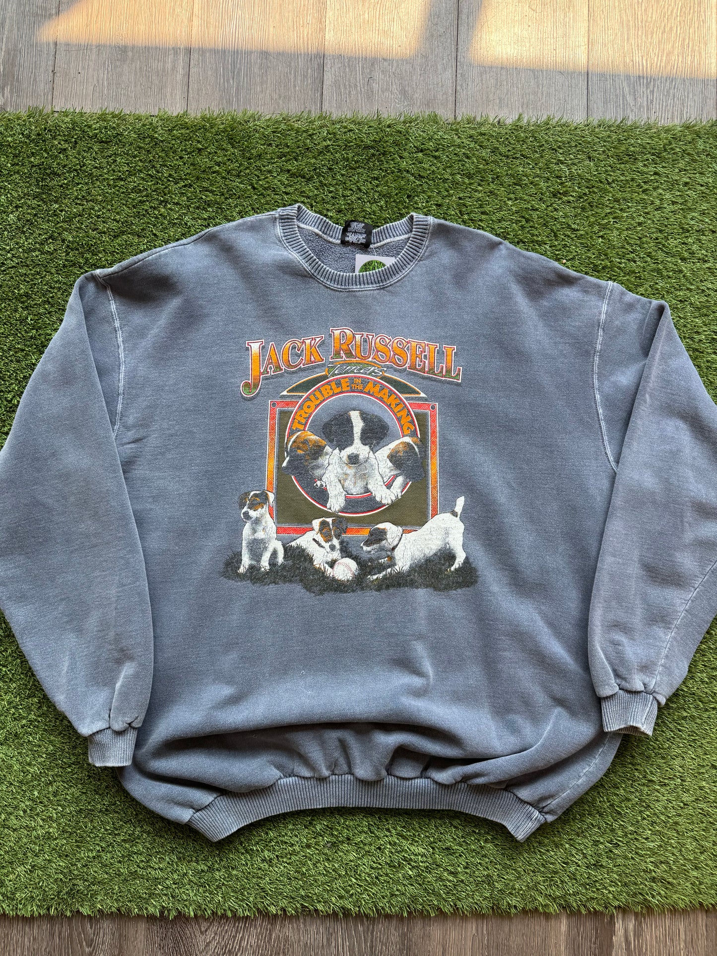 90’s Jack Russell Sweater XL
