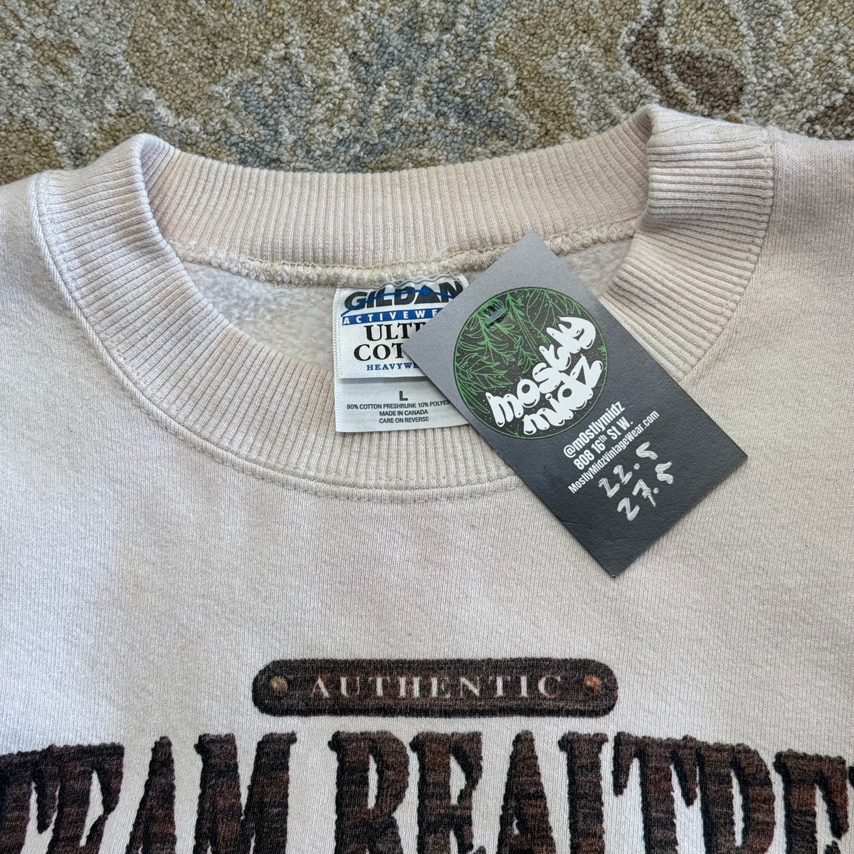 Vintage Team Realtree Monster Bucks Deer Crewneck Sweatshirt
