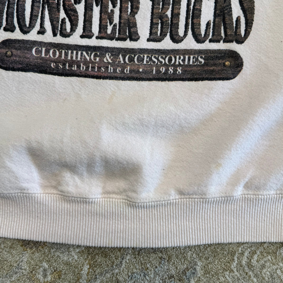 Vintage Team Realtree Monster Bucks Deer Crewneck Sweatshirt