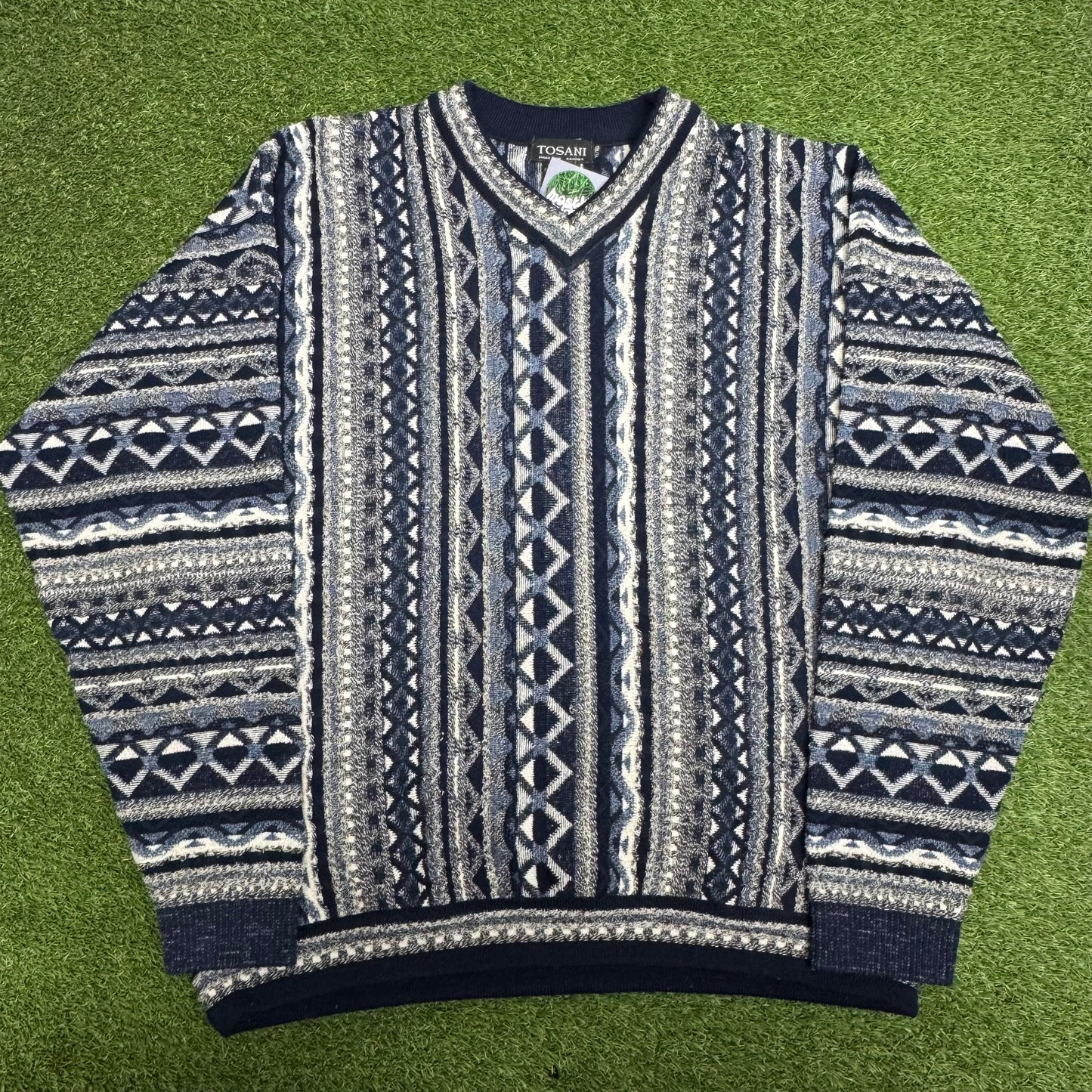 Vintage Tosani 3D Knit Sweater XL