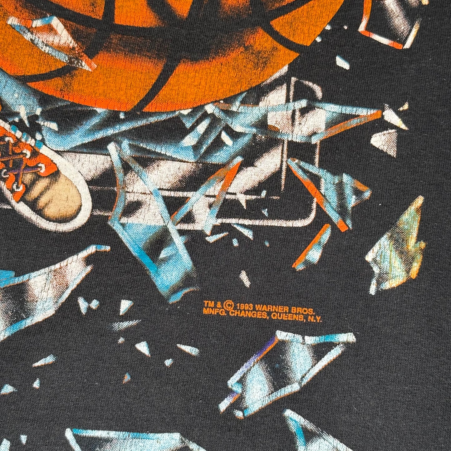1993 Taz Shattered Backboard T-Shirt XL