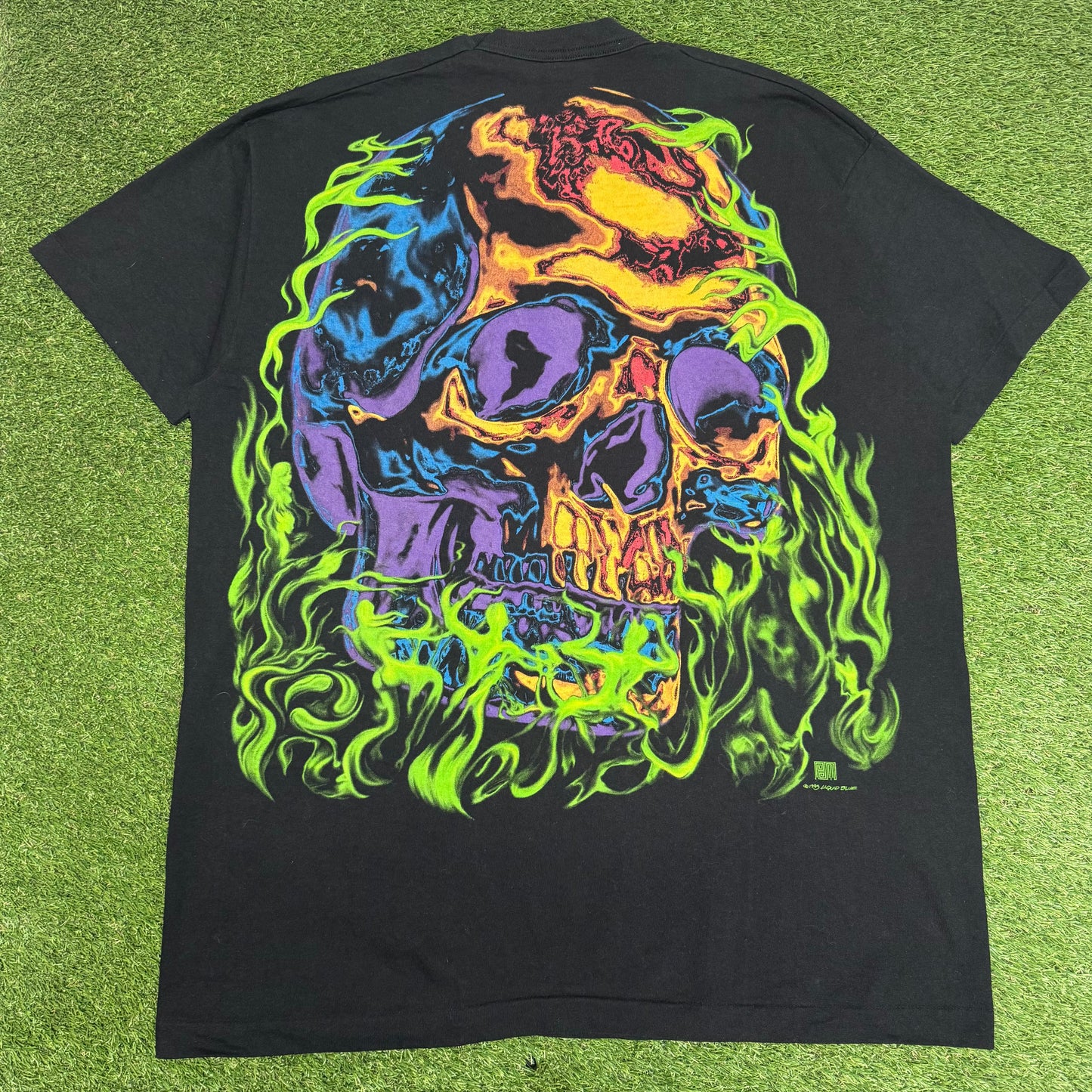 Vintage 90’s Liquid Blue T-Shirt 24.5x32