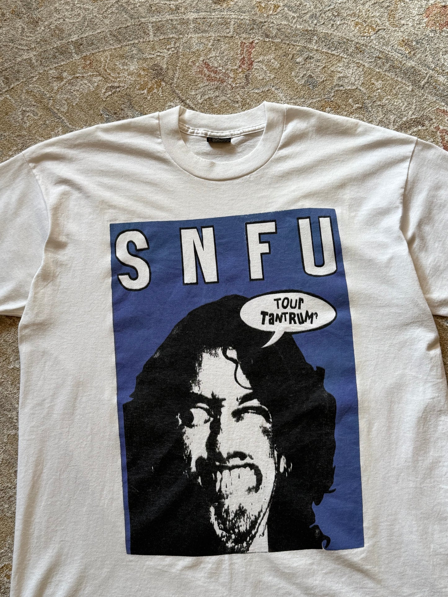 Vintage SNFU T-Shirt Tour Tantrum XL