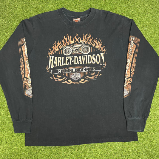 2005 Harley Davidson Long Sleeve Shirt Medium