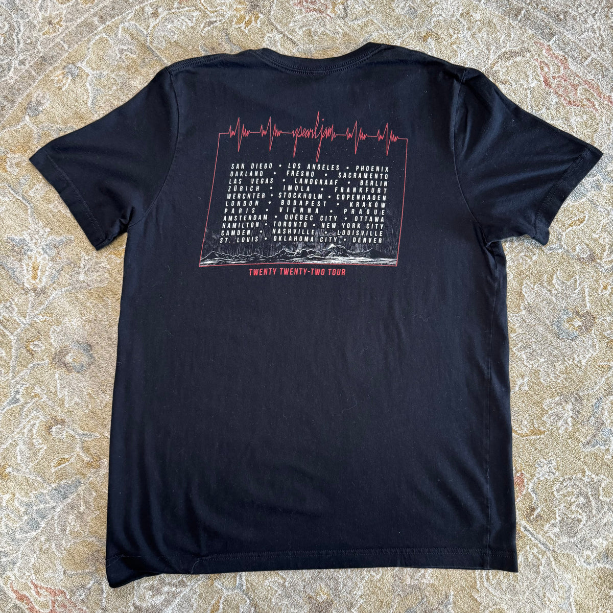 2022 Pearl Jam Tour T-Shirt Large