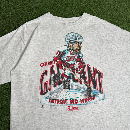 1990 Gerard Gallant Detroit Redwings T-Shirt XL