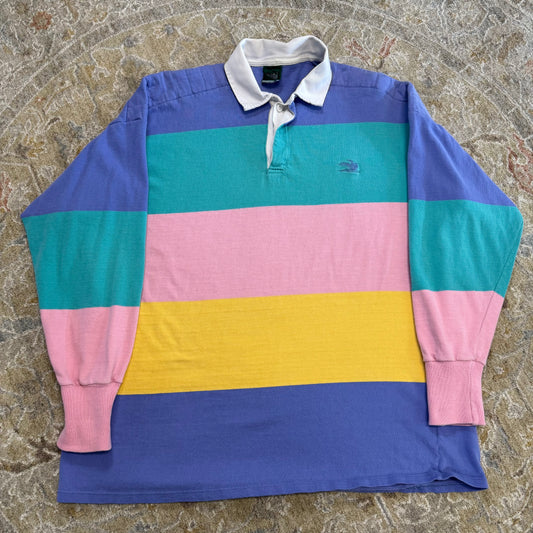 Northern Reflections Longsleeve Rugby Polo Shirt XL