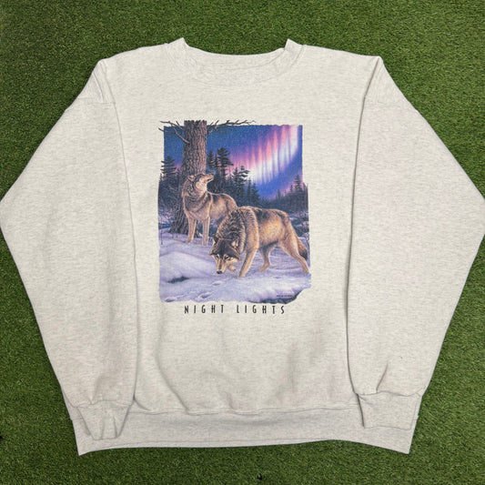 Vintage Nature ‘Night Lights’ Sweater XXL