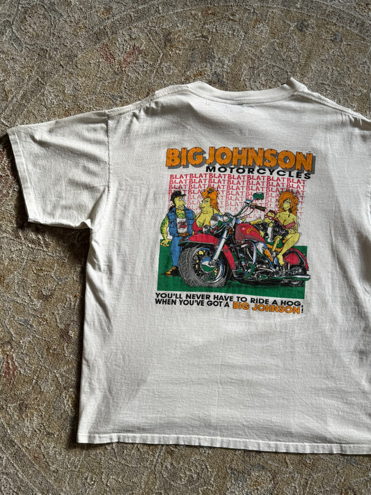 Big Johnson Motorcycles Vintage T-Shirt XL