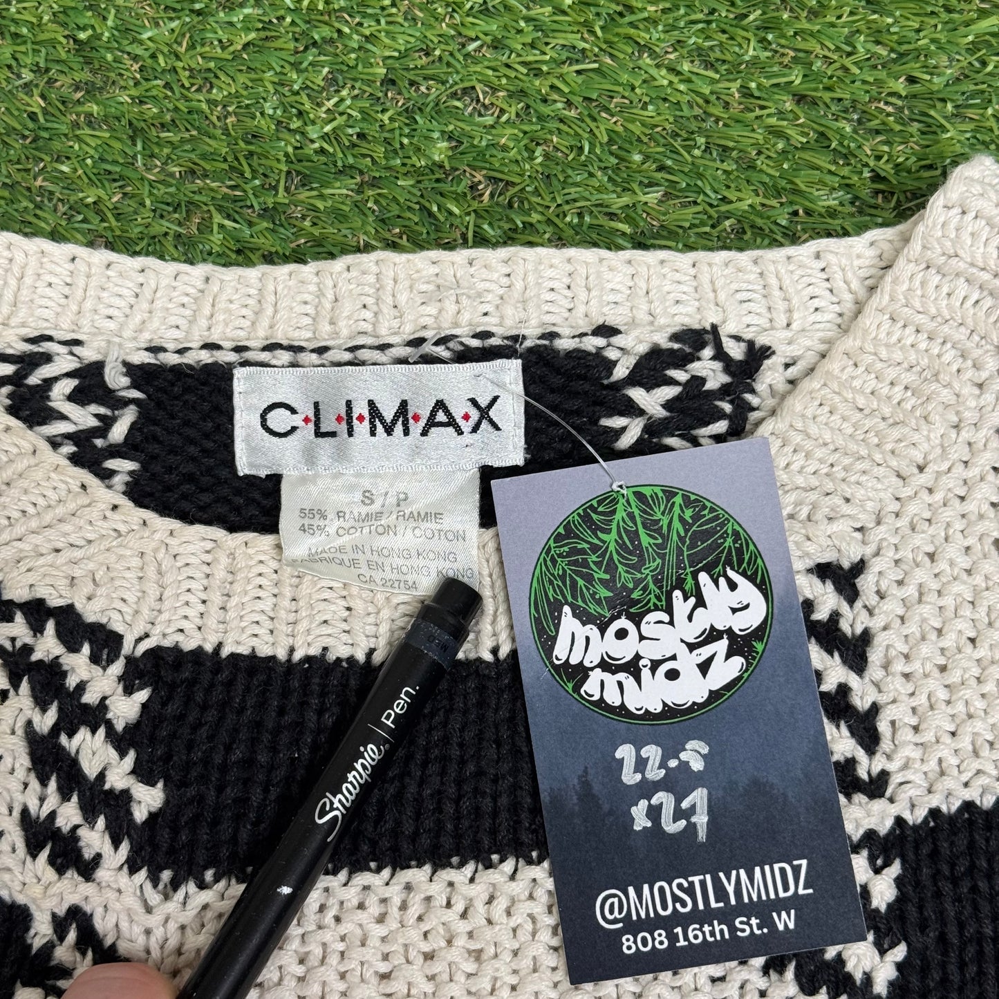 Vintage Climax Knit 22.5x27