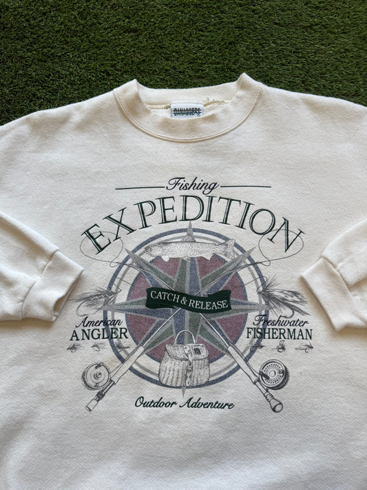 90’s Fishing Expedition Sweater 25x28.5