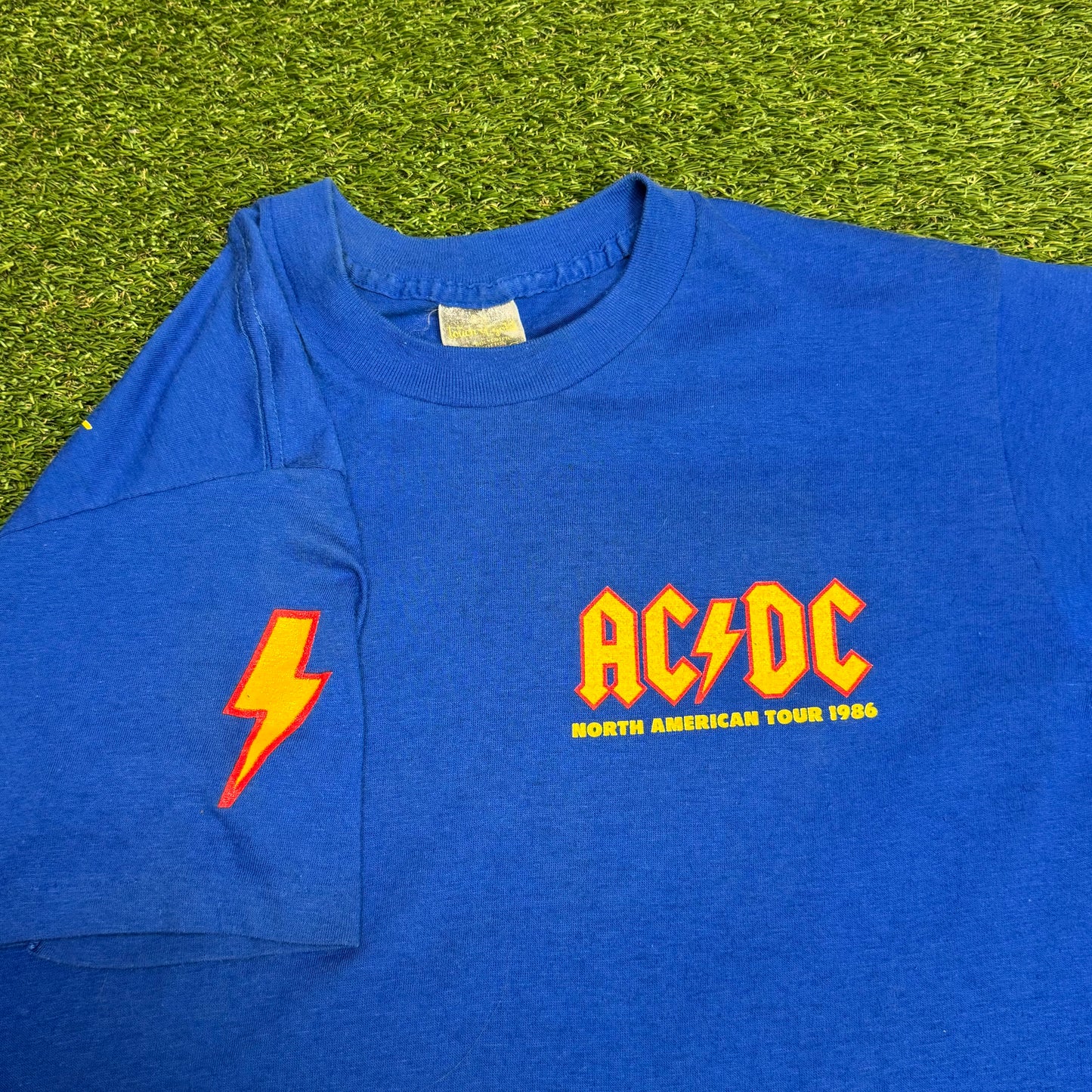 Vintage 1986 AC/DC North America Tour T-Shirt Large
