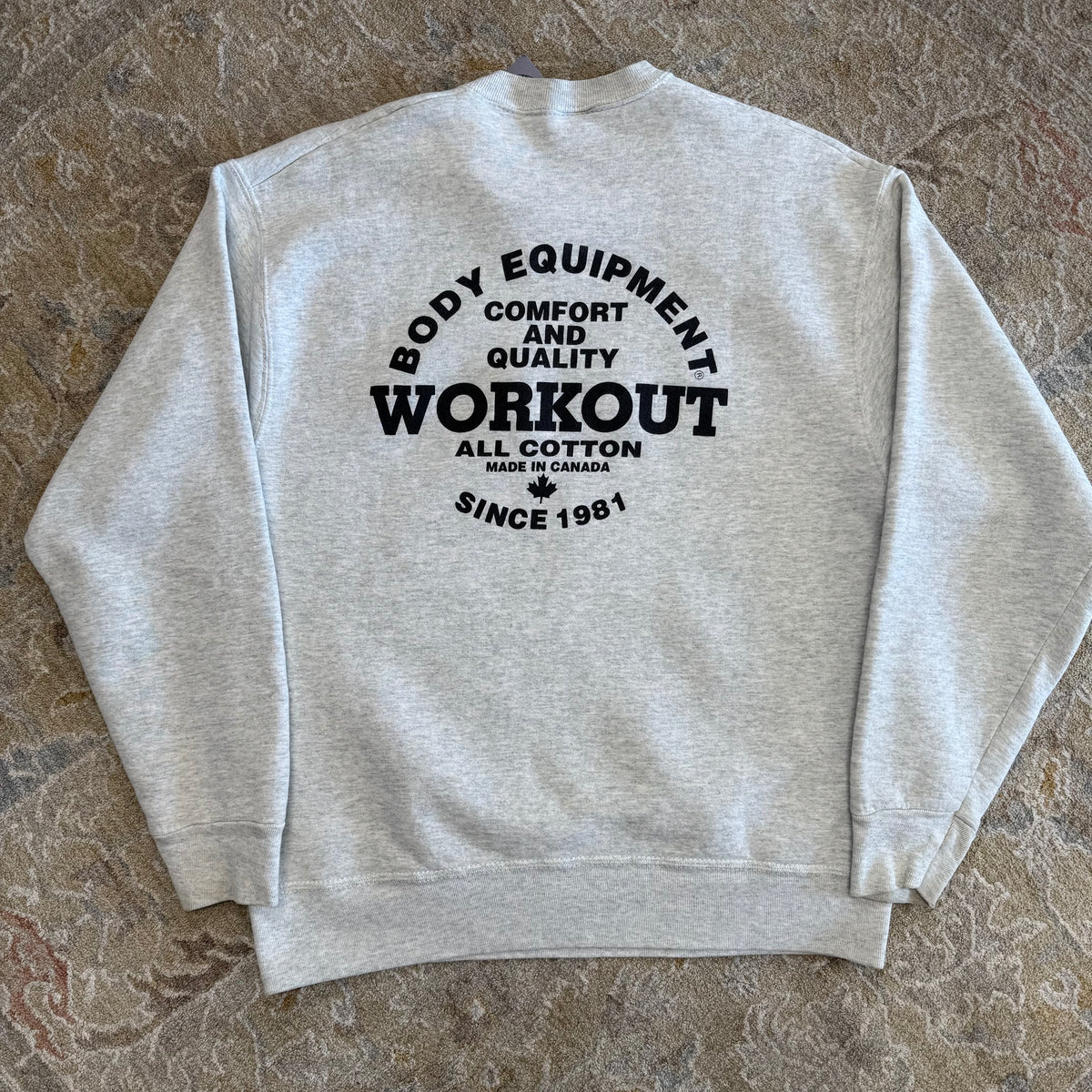 Vintage Workout Body Equipment Crewneck Sweatshirt