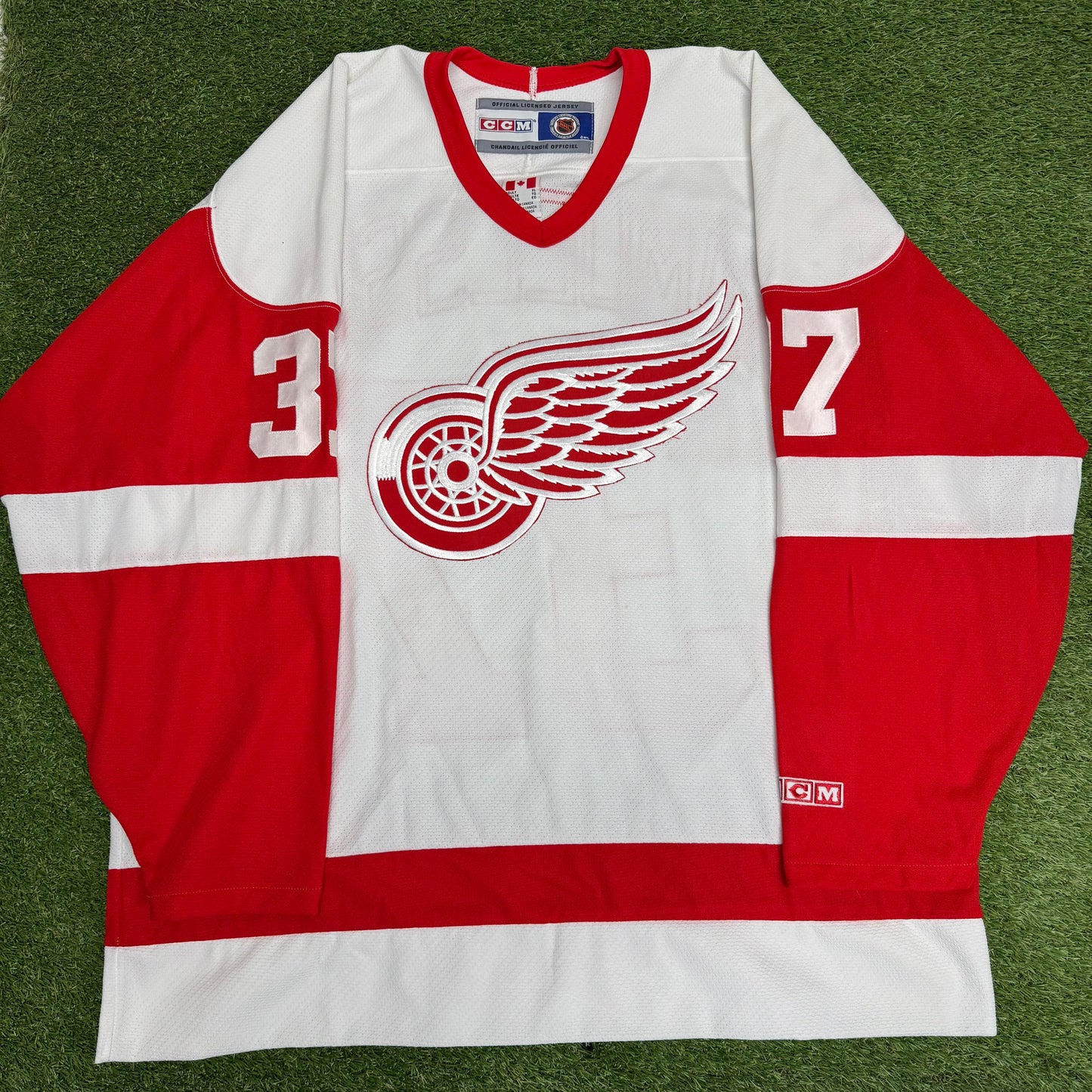 Mikael Samuelsson Detroit Redwings Autographed Hockey Jersey