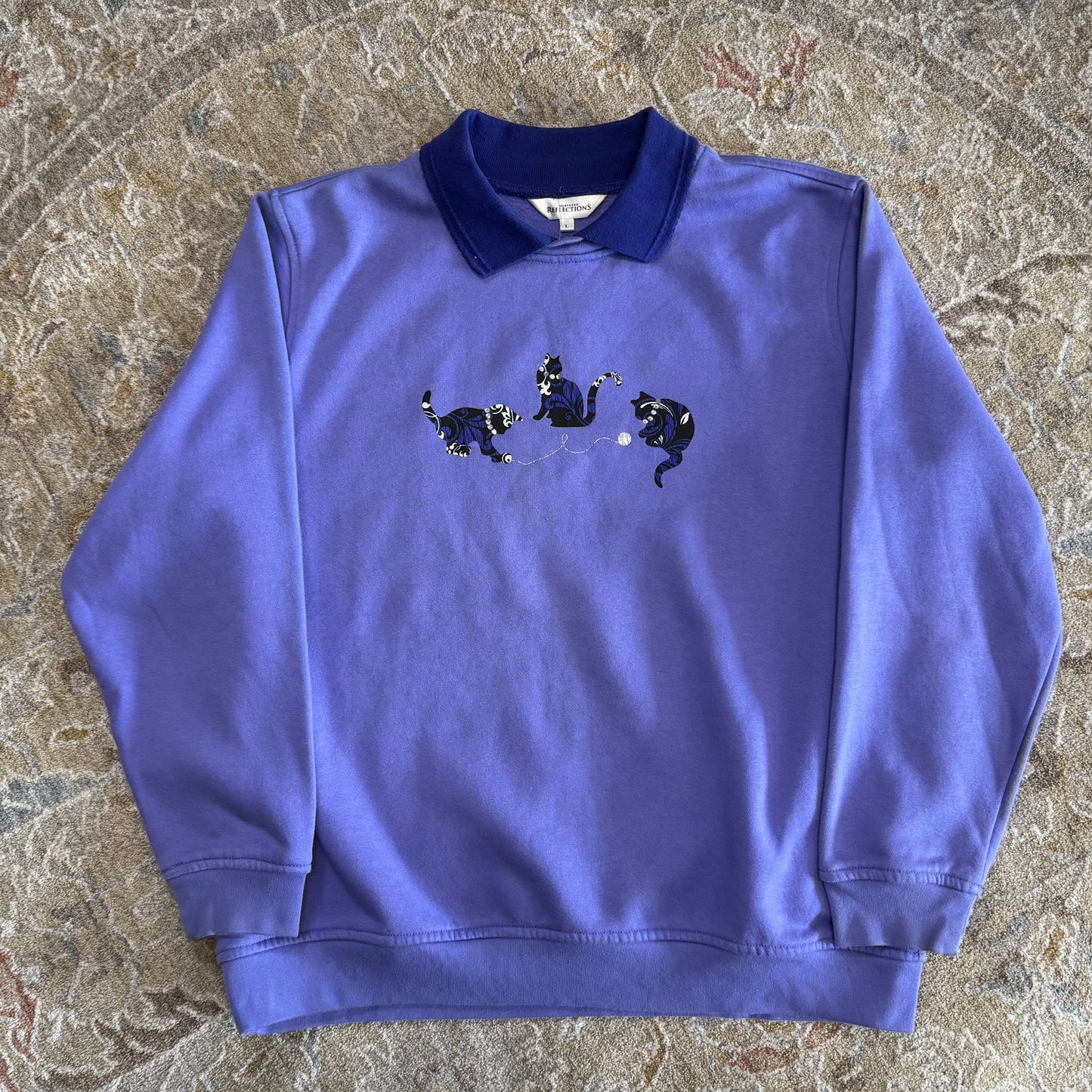 Northern Reflections Cats Sweatshirt Large