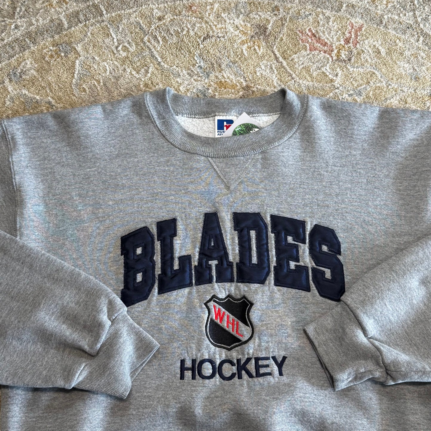 Vintage Saskatoon Blades Crewneck Sweater Large