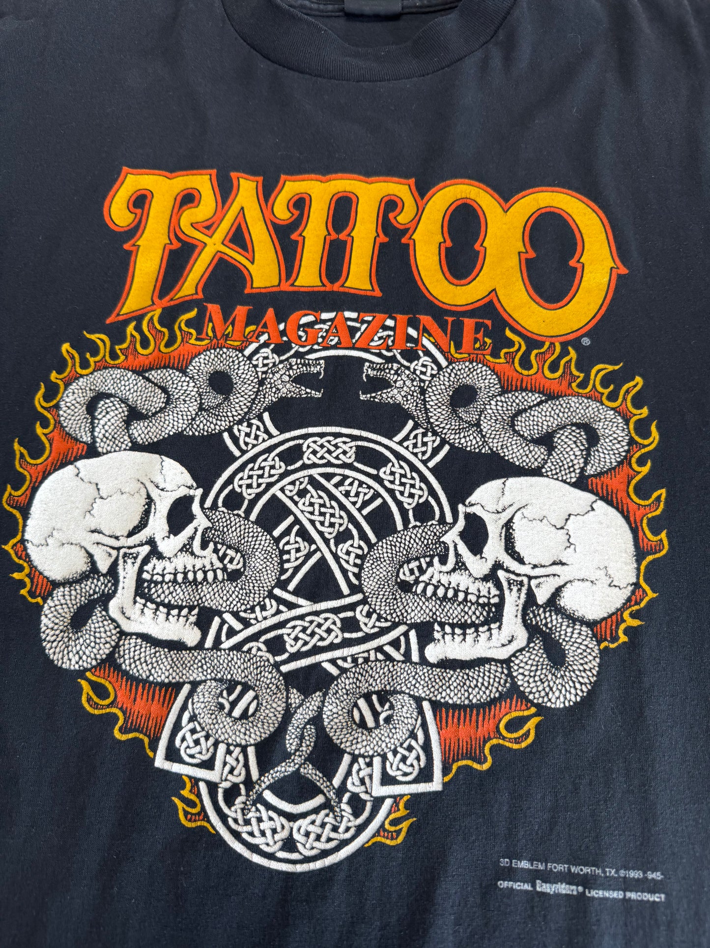 1993 Tattoo Magazine 3D Emblem XL 23x30